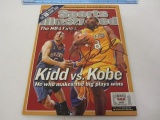 JASON KIDD & KOBE BRYANT Signed Autographed Sports Illustrated Magazine Certified CoA