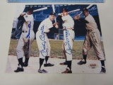 DUKE SNIDER / MICKEY MANTLE / JOE DiMAGGIO / WILLIE MAYS Signed Autographed 8x10 Photo Certified CoA