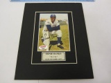 ERNIE BANKS Chicago Cubs Signed Autographed Matted Photo Certified CoA