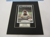 PETE ROSE Cincinnati Reds Signed Autographed Matted Photo Certified CoA