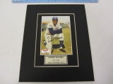 ERNIE BANKS Chicago Cubs Signed Autographed Matted Photo Certified CoA