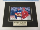 NOLAN RYAN & PETE ROSE Signed Autographed Matted 