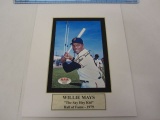 WILLIE MAYS San Francisco Giants Signed Autographed 8x10 Photo Certified CoA