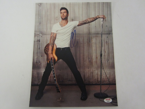 Adam Levine Singer signed autographed 11x14 Photo Certified Coa