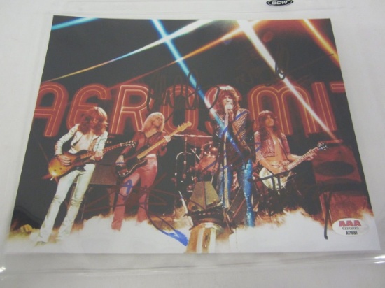 Aerosmith Hand Signed Autographed 8x10 Photo Autograph Authentication Authority Certified.