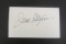 June Allyson signed autographed index card Certified Coa