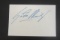 Gosta Winbergh signed autographed index card Certified Coa