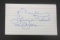Jimmy Dickens signed autographed index card Certified Coa