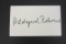 Hildegard Behrens signed autographed index card Certified Coa
