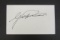 Giuseppe Patane signed autographed index card Certified Coa