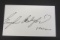 Evelyn Ashford signed autographed index card Certified Coa