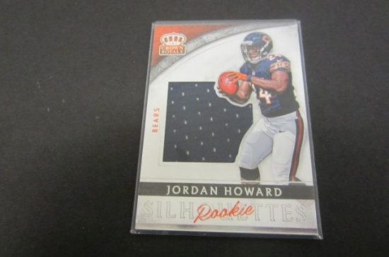 Jordan Howard 2016 Silhouettes Worn Jersey card