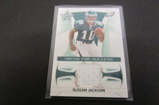 DeSEAN Jackson 2008 Rookies & Stars Worn Jersey card #30/250