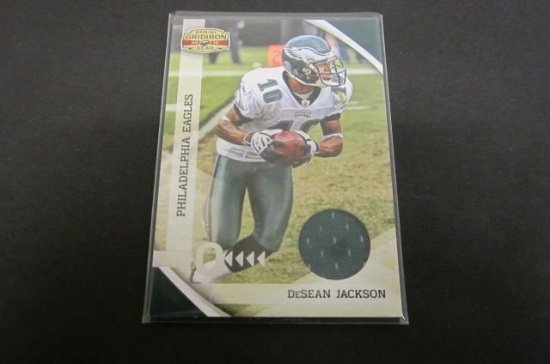 DeSEAN Jackson 2010 Gridiron Gear Worn Jersey card #81/199