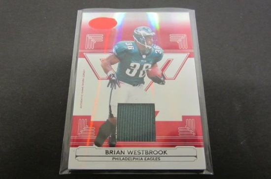 Brian Westbrook 2006 Leaf CertifiedÂ Worn Jersey card #58/75