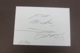 Trini Lopez signed autographed index card Certified Coa