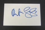Anton Guadagno signed autographed index card Certified Coa