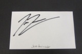 Jesse Zane signed autographed index card Certified Coa