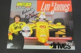 Lyn St. James signed autographed 8x10 Photo Certified Coa
