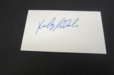 Rockwell Blake signed autographed index card Certified Coa