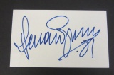 Renato Bruson signed autographed index card Certified Coa