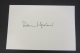 Dawn Upshaw signed autographed index card Certified Coa