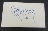 Pat Toomey signed autographed index card Certified Coa