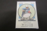LenDALE White 2006 Bowman Sterling Rookie Worn Jersey Card