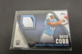 David Cobb 2015 Topps Rookie 2 Color Worn Patch Card