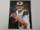 Jared Goff  Autograph 11 x 14 Color Photograph with COA