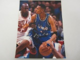 Penny Hardaway Autograph 11 x 14 Color Photograph with COA