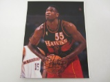 Dikembe Mutombo Autograph 11 x 14 Color Photograph with COA