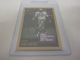 Jim Otto Pro Football Hall of Fame Autograph card with COA!