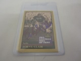 Bob St. Clair Pro Football Hall of Fame Autograph card with COA!