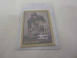 Pete Pihos Pro Football Hall of Fame Autograph card with COA!