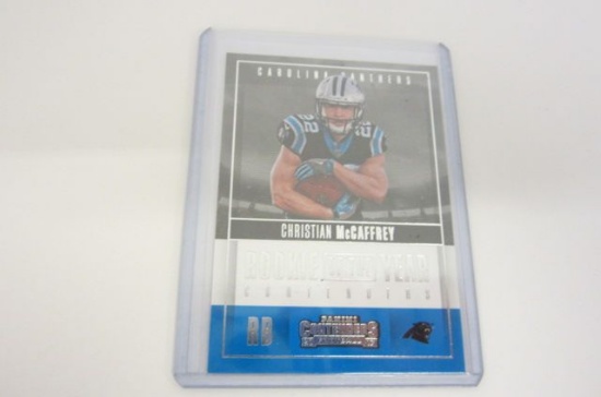 2017 PANINI CONTENDERS CHRISTIAN MCCAFFREY PANTHERS ROOKIE CARD