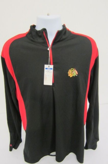 WASHINGTON BLACKHAWKS Antigua Delta Size XL Officially Licensed Fan Apparel Mens Long Sleeved Shirt