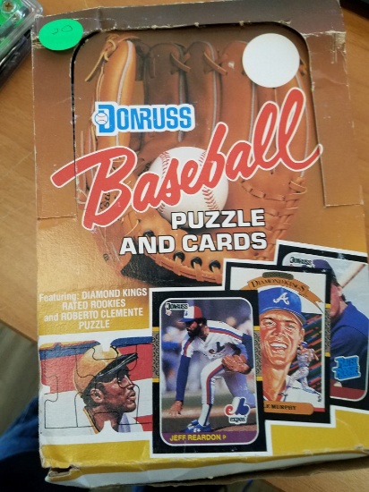 1987 DONRUSS COMPLETE WAX BOX