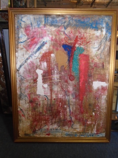 Framed Mixed media Oil Painting by Andrea Bonora.