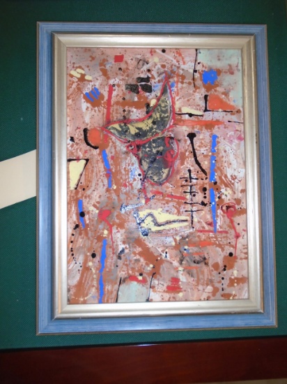 Framed Oil Painting by Andrea Bonora.