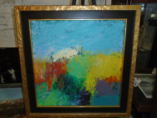 Framed Oil painting. By the artist Daniele Tessarini