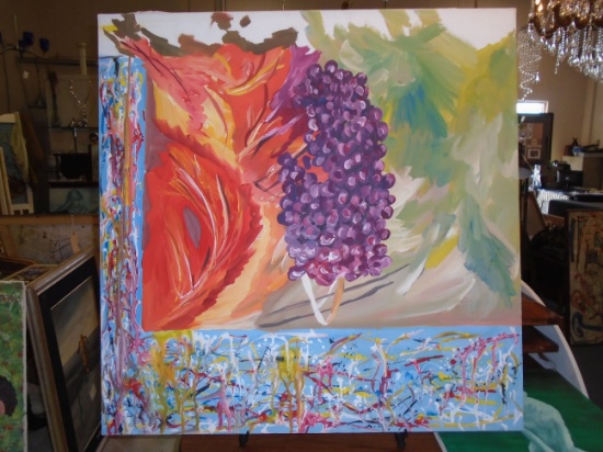 Oil painting on canvas. Hand signed by the artist.