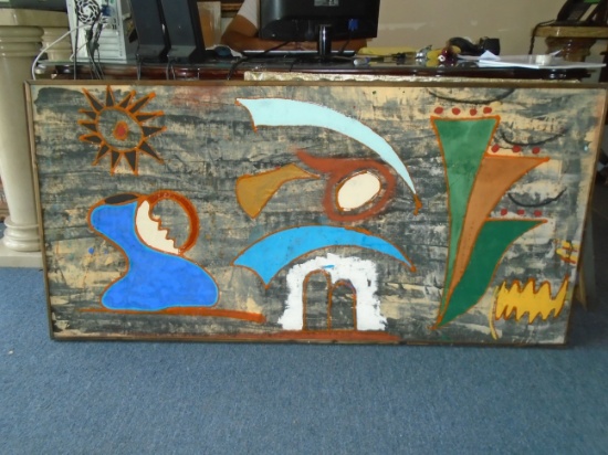 Framed Oil Painting by Andrea Bonora.