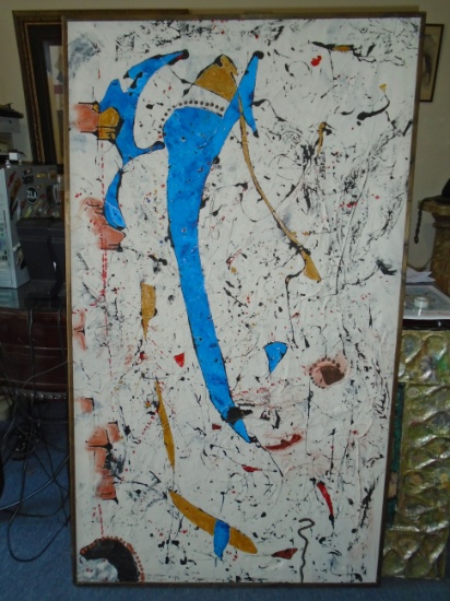 Framed Oil Painting by Andrea Bonora.