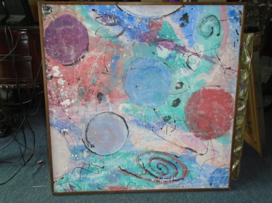 Framed Oil Painting by Andrea Bonora.