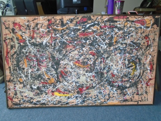Framed Oil Painting by Andrea Bonora.