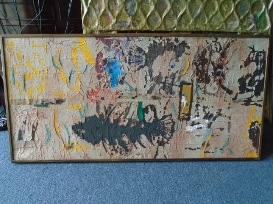 Framed Oil Painting by Andrea Bonora.