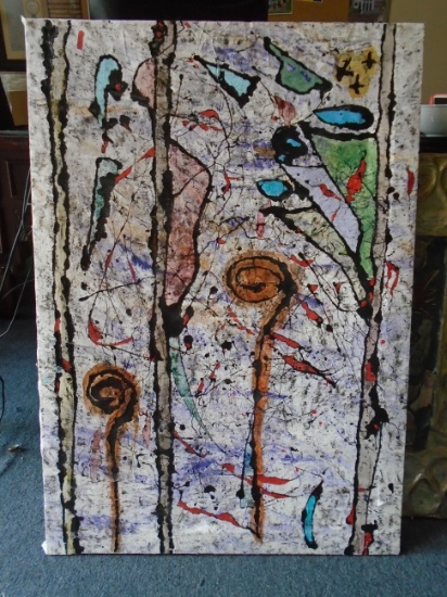 Framed Oil Painting by Andrea Bonora.