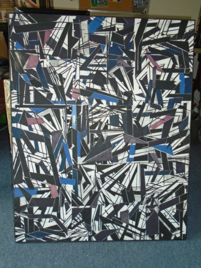 Oil painting on a wood board. Hand signed by the artist Belletti A
