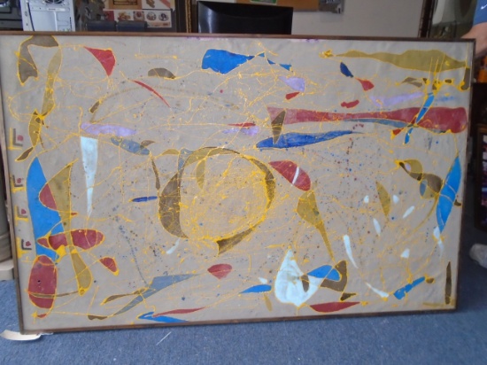 Framed Oil Painting by Andrea Bonora.